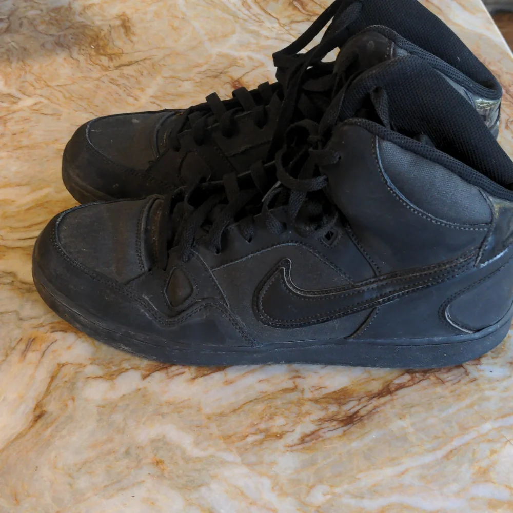 NIKE Force high top black shoes-12
